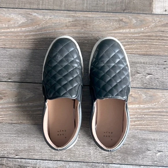 a new day | Shoes | Target Slip On Pleather Shoes Only Worn Twice No  Scratches Like New | Poshmark